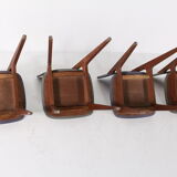 Set de 4 chaises Roger Landault modèle "6517"