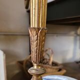 Lustre en bronze doré style Louis XVI - 6 lumières