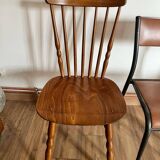 Set of 4 mismatched chairs