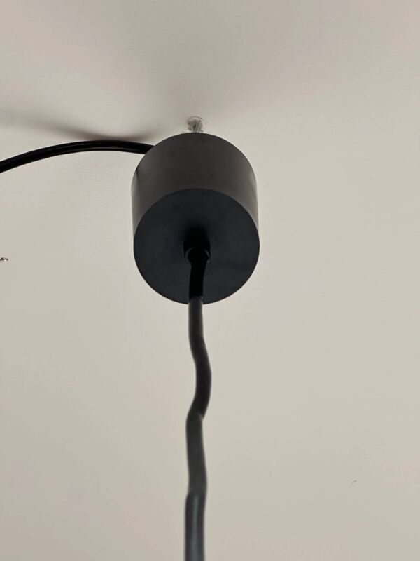 Rare lampe à suspension « Trompette » de Glashütte Limburg – années 1970