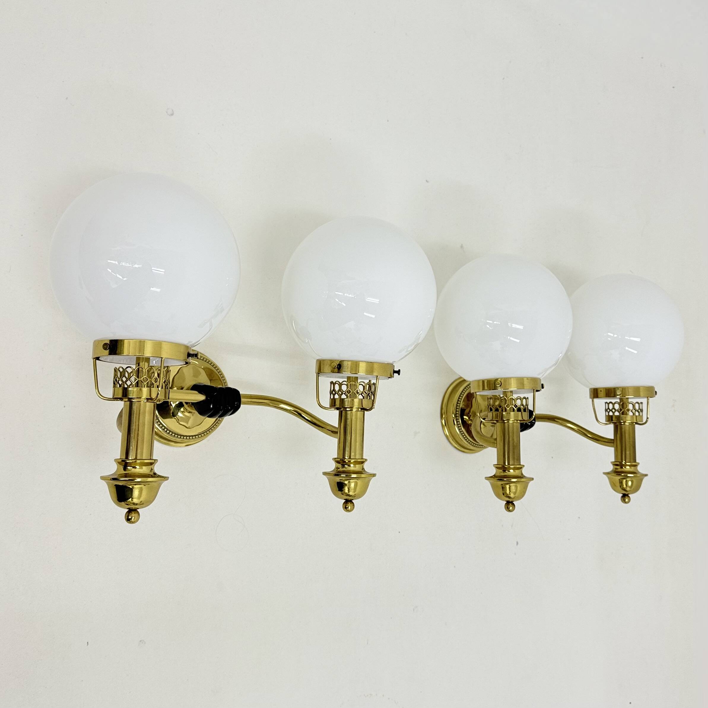 Brass Sconces by Vereinigte Werkstätten München 1970s