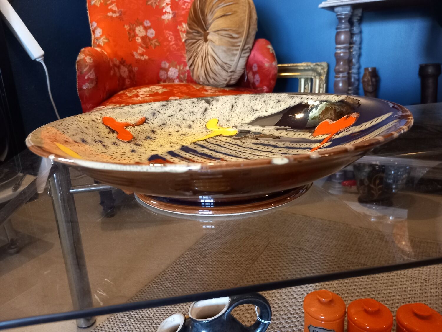 Hollow dish .vintage