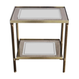 Brass side table