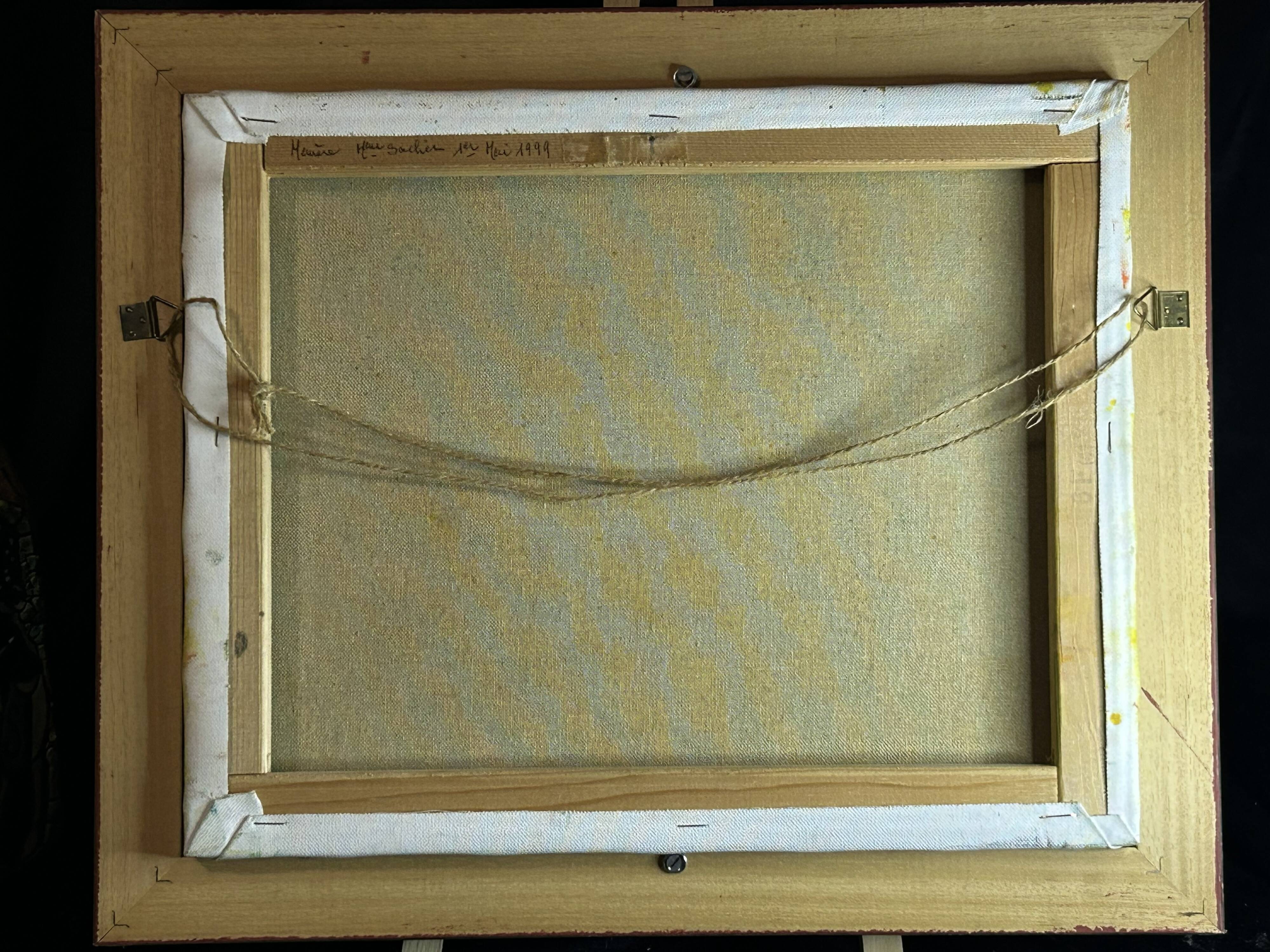 Modern School, 20th Century - Oil on canvas - Still life with fruit - 1999