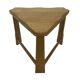 Vintage Scandinavian side tables made of solid wood circa 1970s