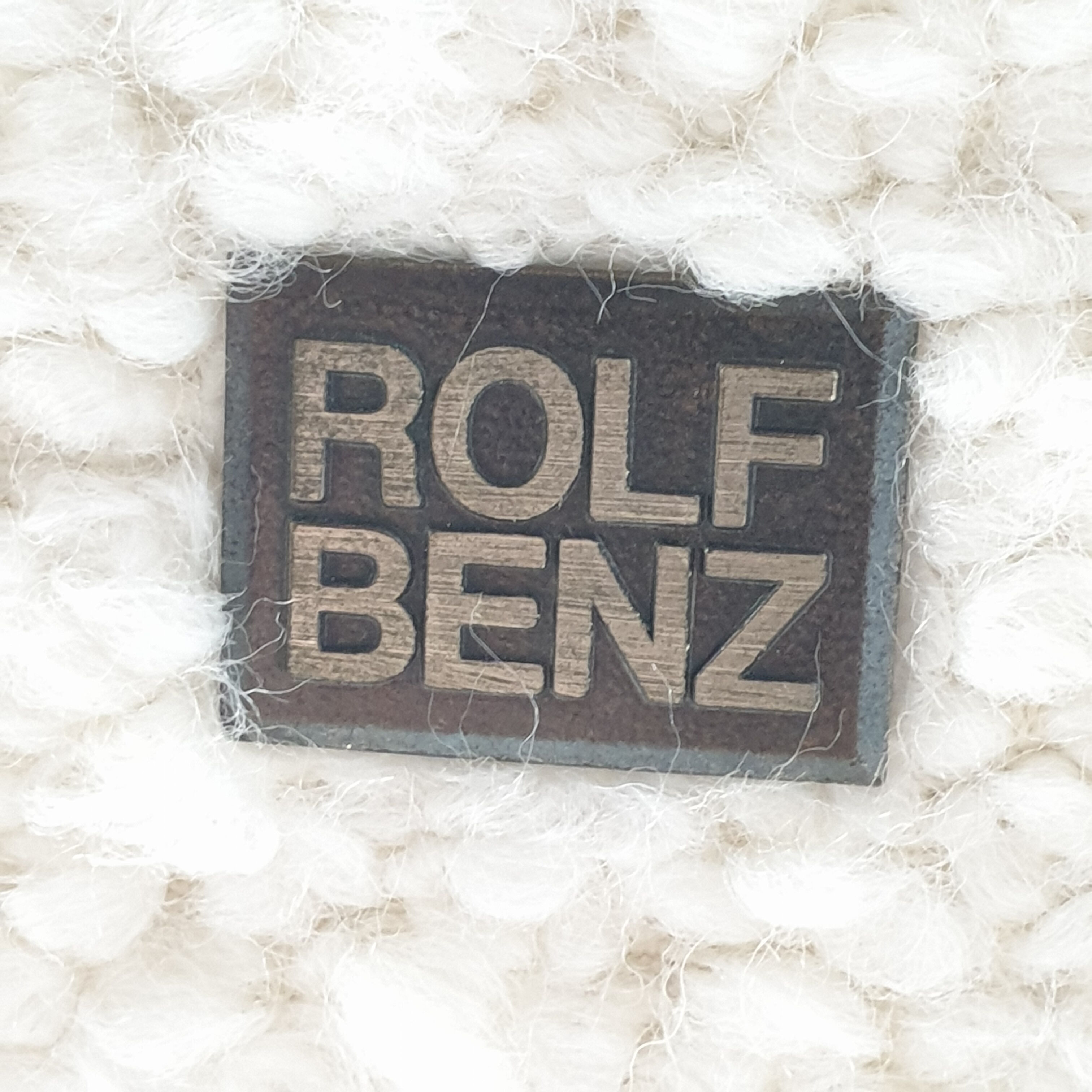 Ensemble de 2 chaises club et 1 pouf par rolf benz