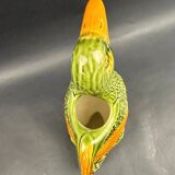 Zoomorphic pitcher in slipware, duck