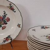Set of 6 ceramic soup plates “villeroy and boch” “alt strassburg”