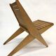 Foldable wooden garden chair from the 70s, Netherlands