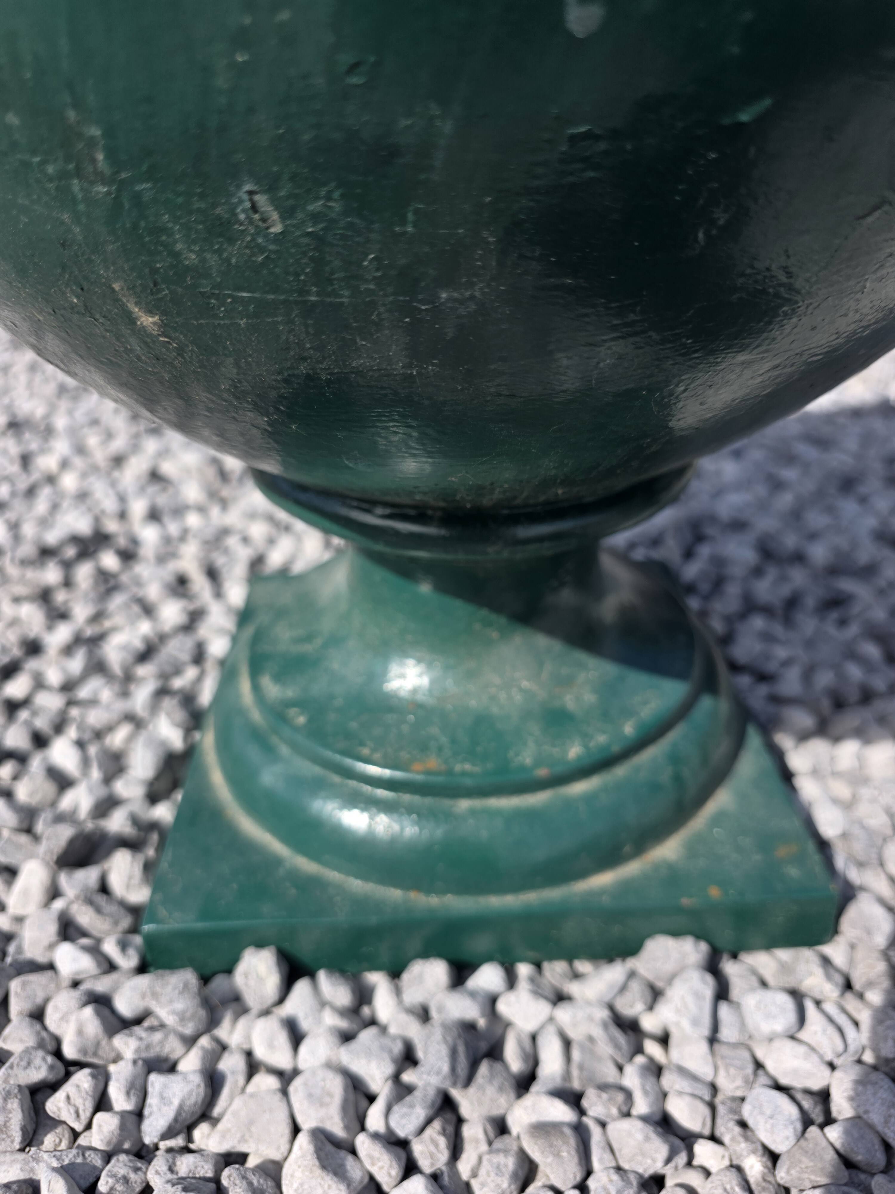 Paire de vases medicis XIXème en fonte