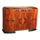 1930s art deco style walnut sideboard