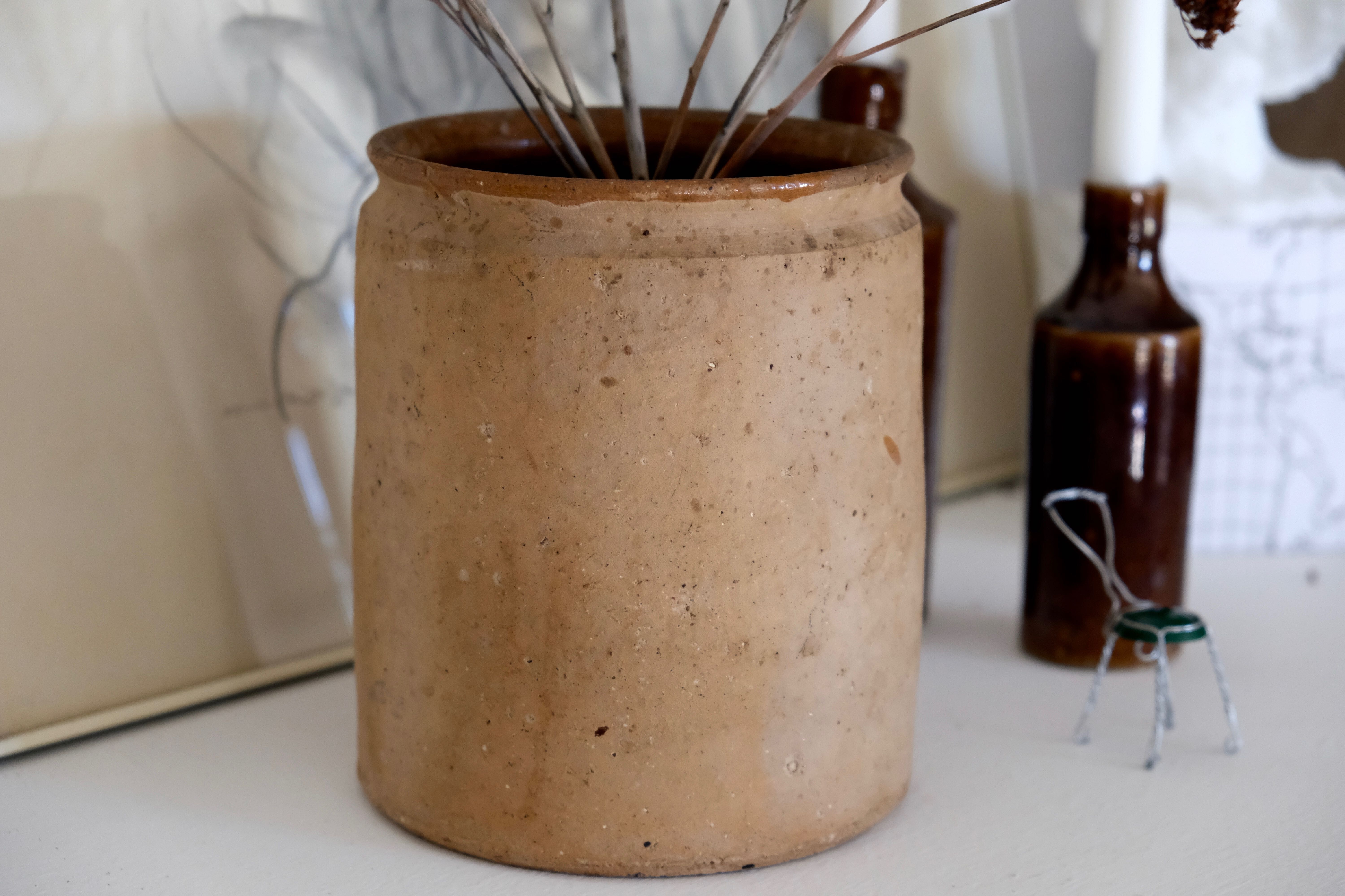 Old terracotta pot Provence XIX th