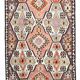 6x10 Kilim Grey & Brown Bohemian Area Kilim Rug, 171x306 Cm