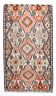 6x10 Kilim Grey & Brown Bohemian Area Kilim Rug, 171x306 Cm