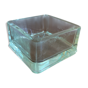 Glass catchall by Lumax brand.