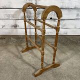 Porte serviettes ancien en bois