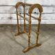 Old wooden towel rack