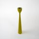 Olive-shaped candlestick, Danish design, 1970s, made in Denmark