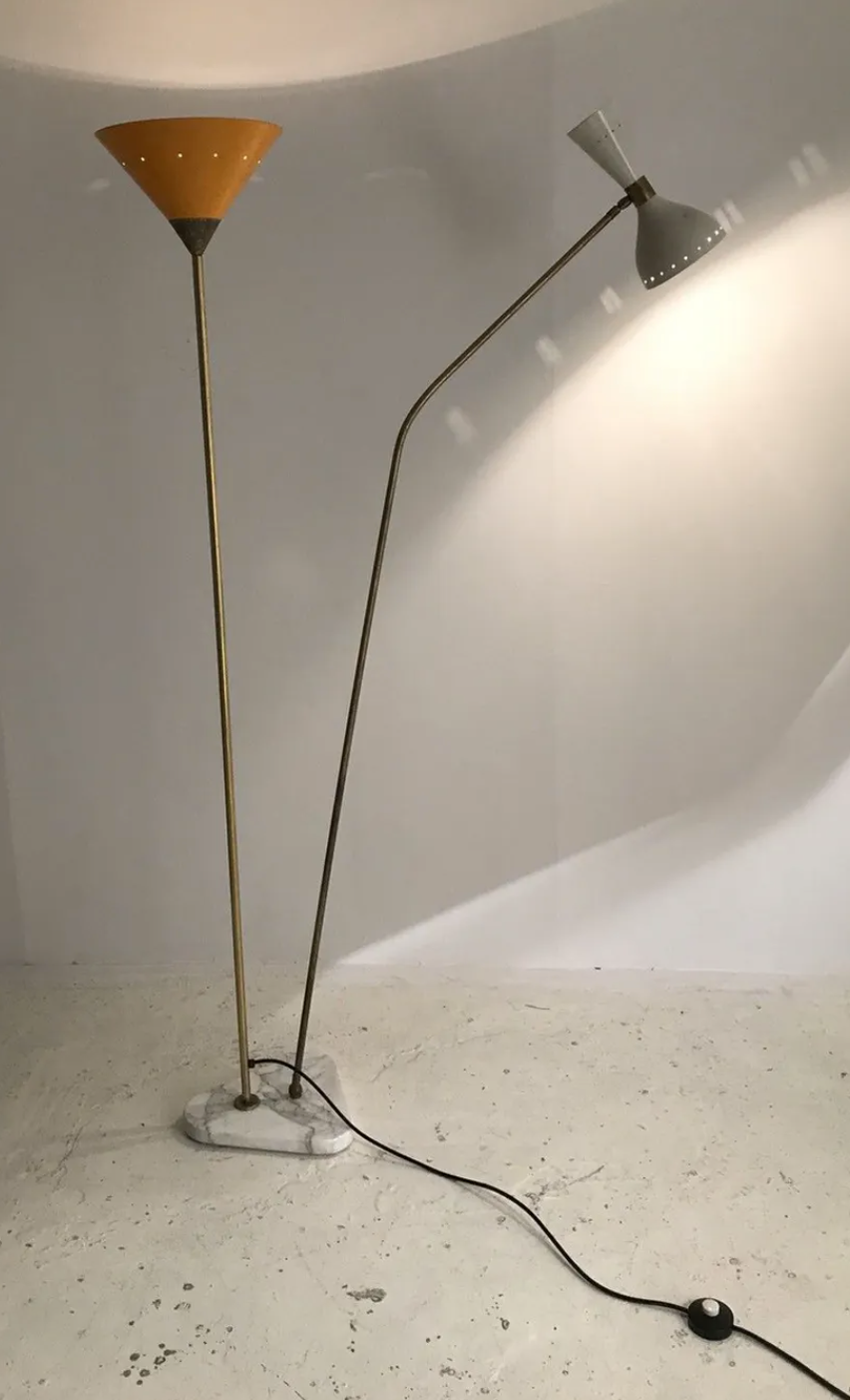 Italian lamppost in the style of the 50s