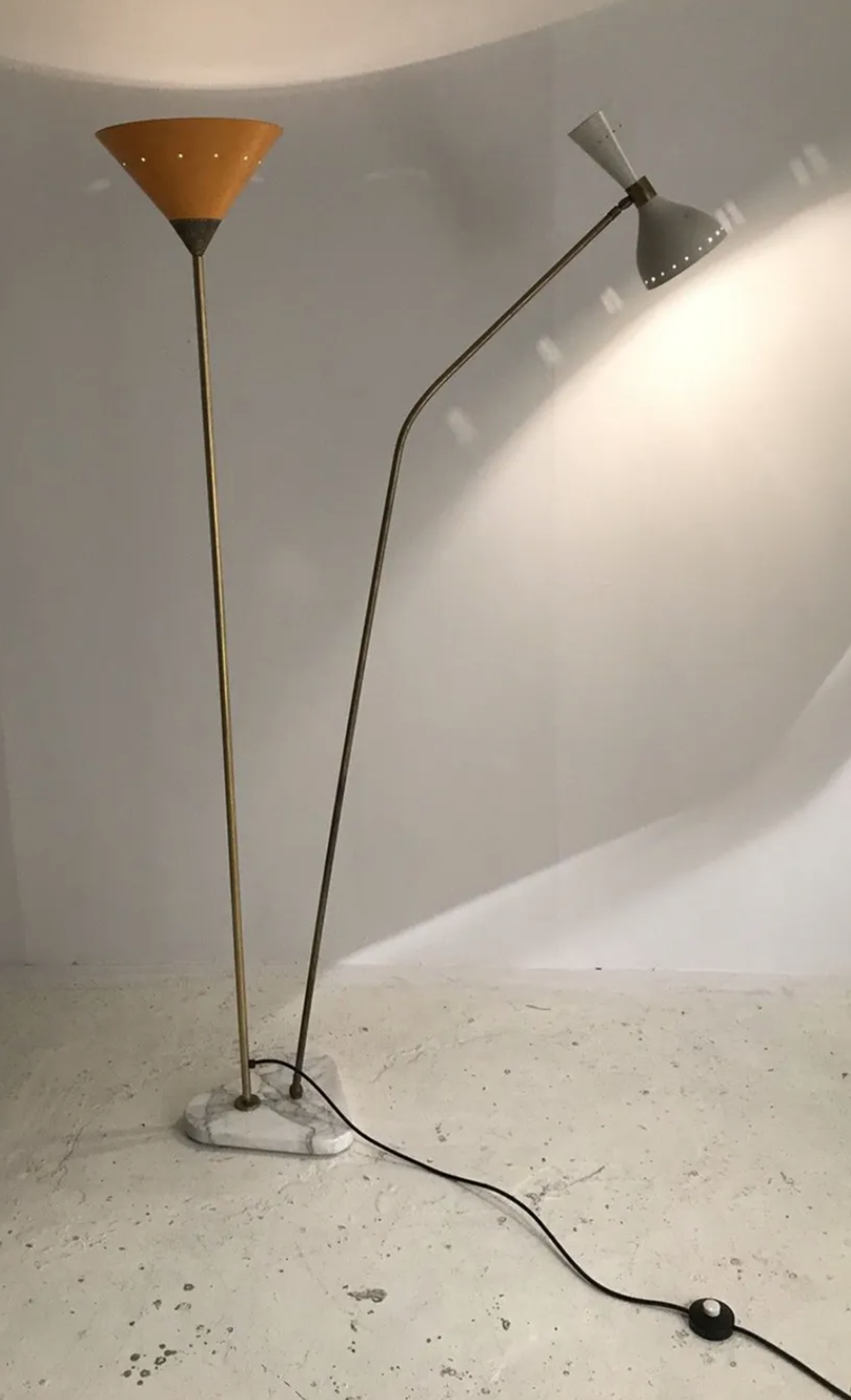 Italian lamppost in the style of the 50s