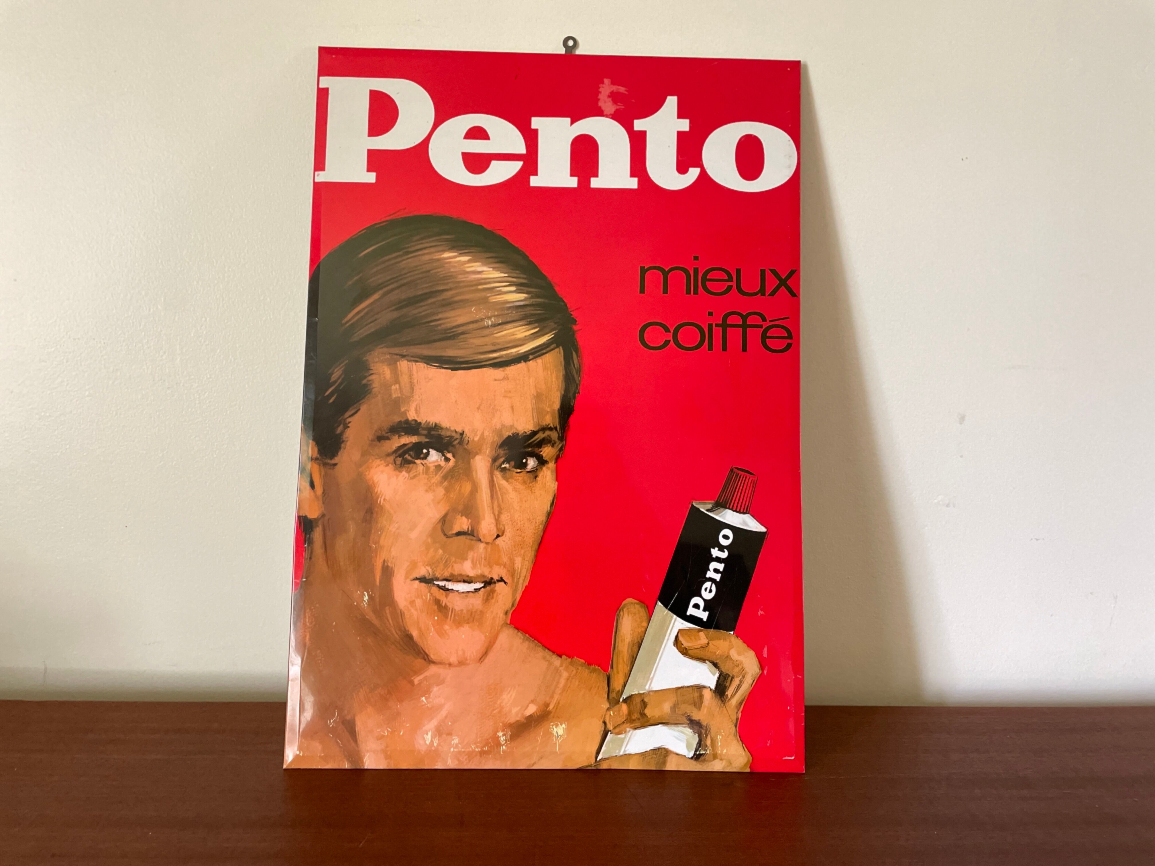 Advertising plate Pento 1960