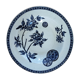 Vintage antique plate porcelain iron earth Marguerite drouot