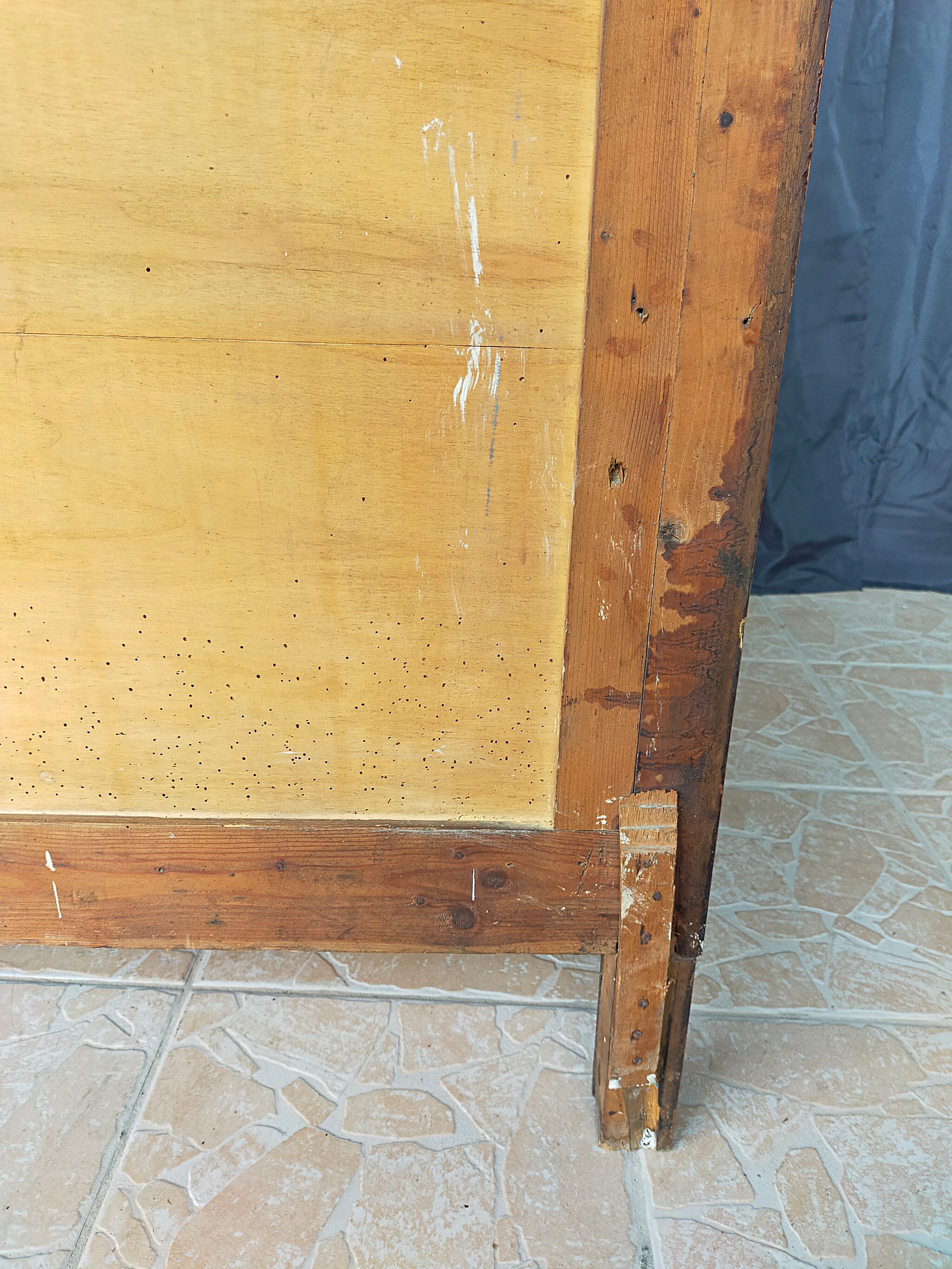 Art Deco walnut chest of drawers