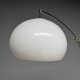 Harvey Guzzini floor lamp Arch with marble base, Italy, 1970