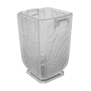 Vase verre art déco