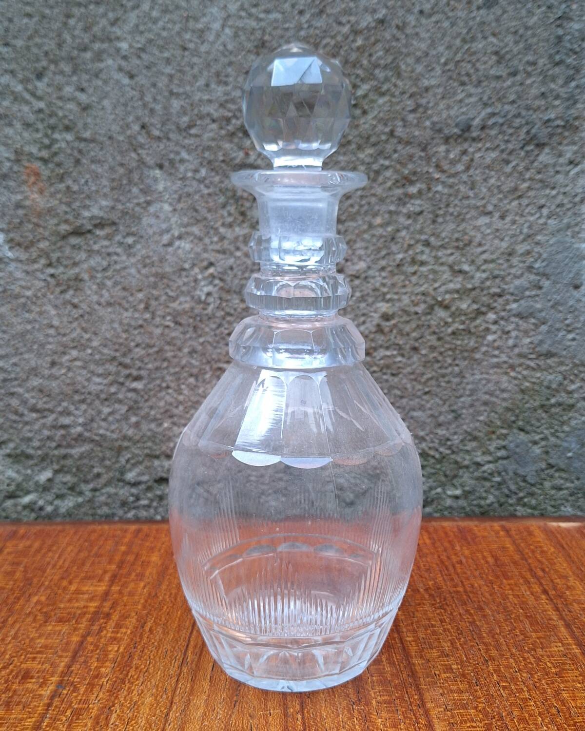 19th-century crystal carafe