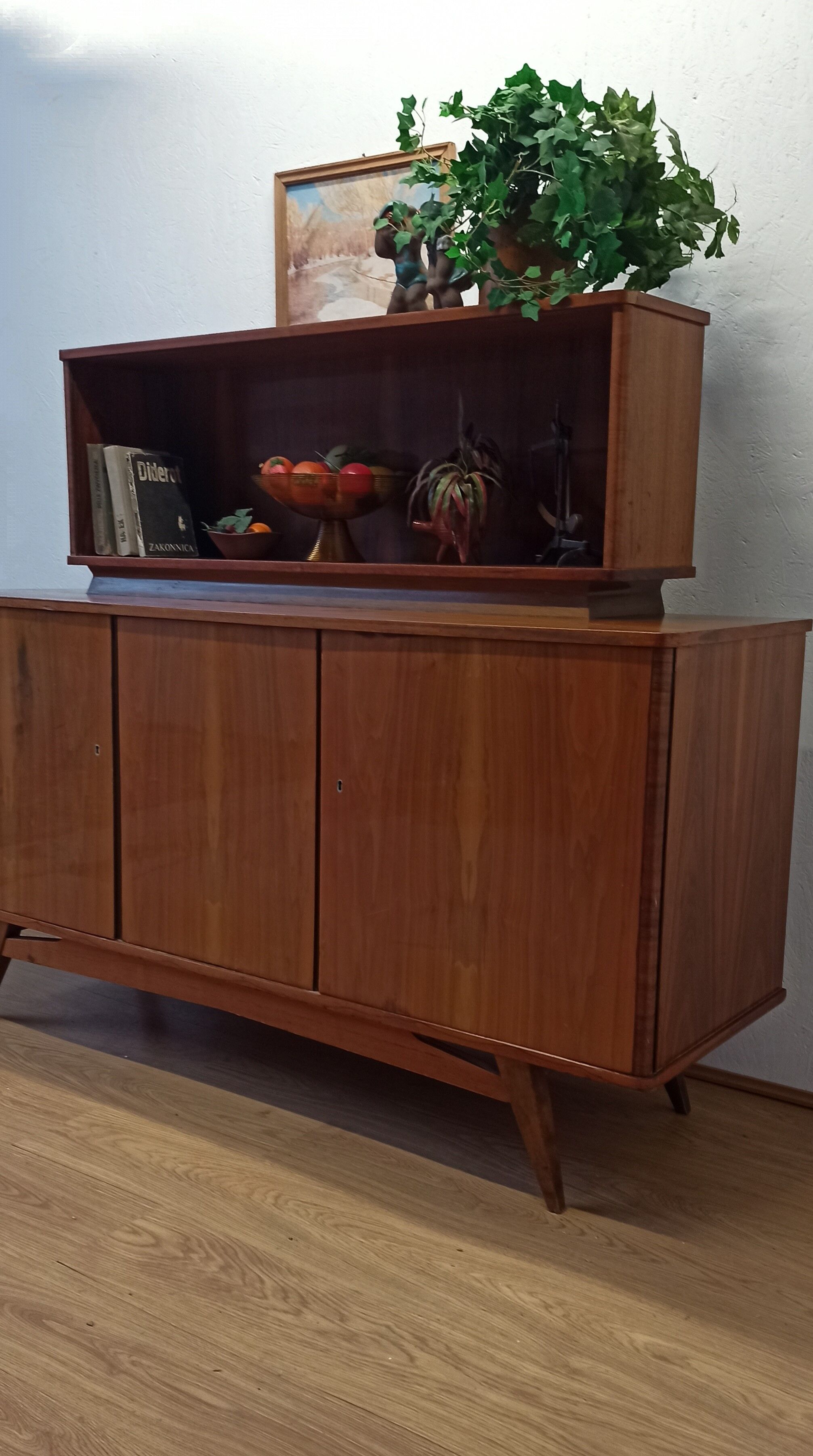 Modernist bookcase of the 1960s