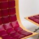 Saporiti Italia "Voyager" lounge chair and ottoman by Gaby Fois Dorell