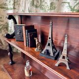 Elégante étagère murale victorienne en acajou. Fin XIXe