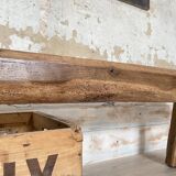 Table basse primitive en bois massif