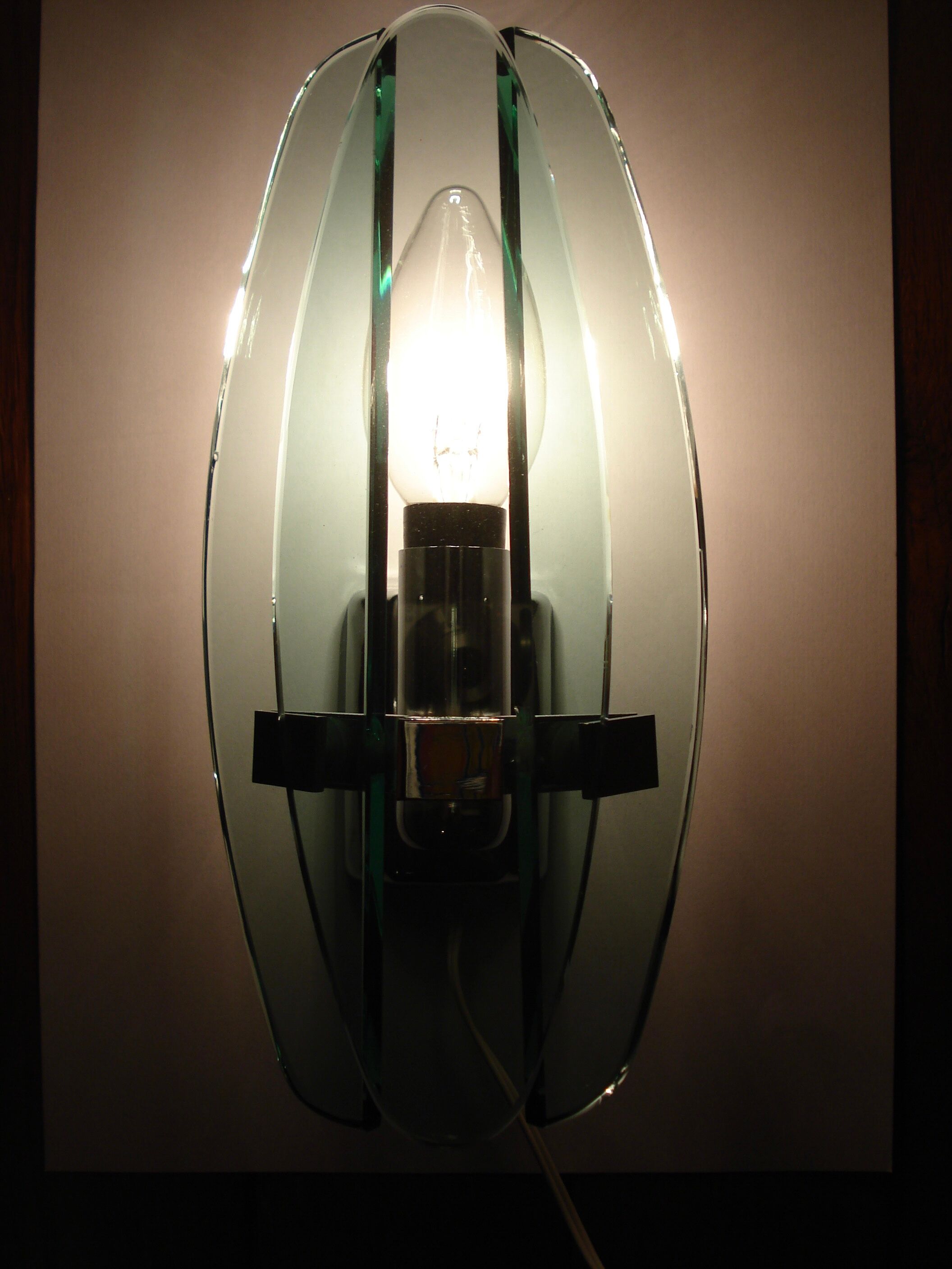 Vintage wall lamp veca 1970