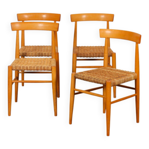 suite de 4 chaises vintage