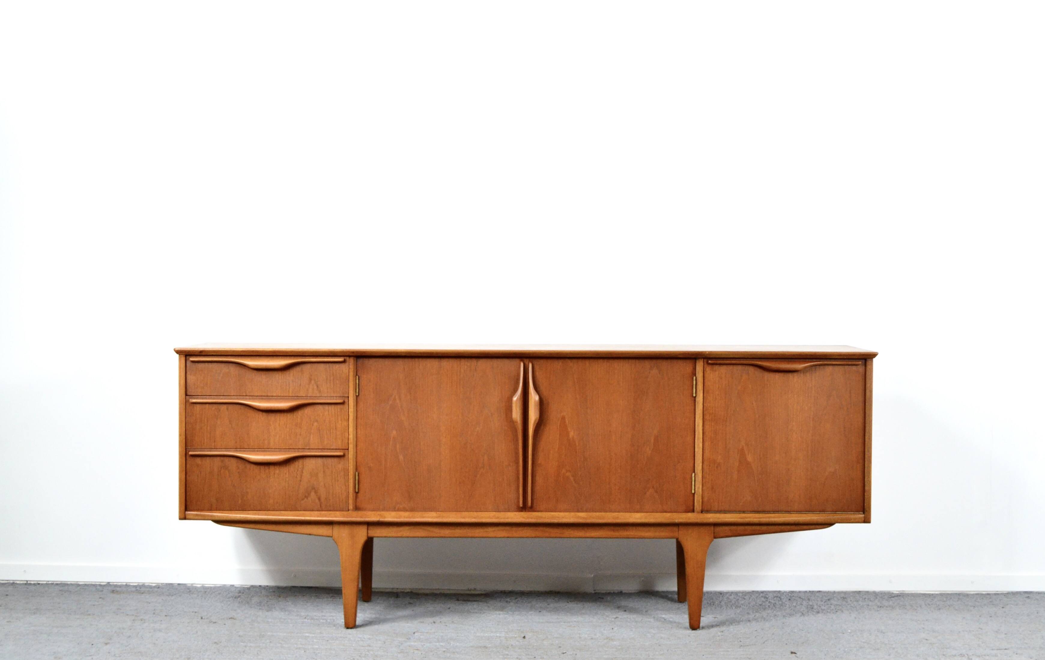 Very Rare Vintage Midcentury Jentique Sideboard / Long John In Teak