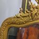Antique French mantel mirror Louis Philippe style