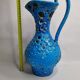 Mud amphora fat lava sea foam, Vallauris, vintage, 35 cm