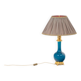 Lamp in Paris porcelain and gilded bronze, circa 1880