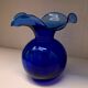 Blue Crystal Vase Lancel