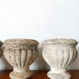 Antique Medici stone planters
