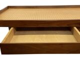 Vintage mid century daybed teak design with drawers