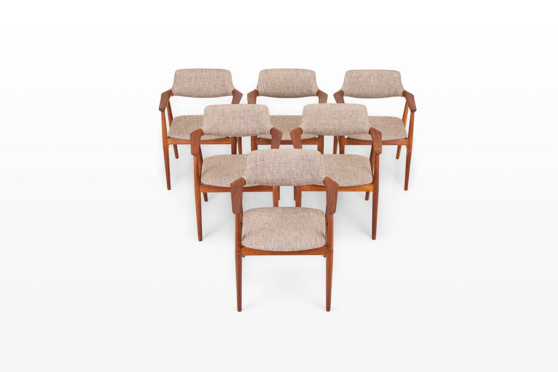 Vintage GM11 dining chairs from Glostrup Møbelfabrik, 1960s, set of 6
