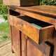 Large Louis XV country sideboard in walnut