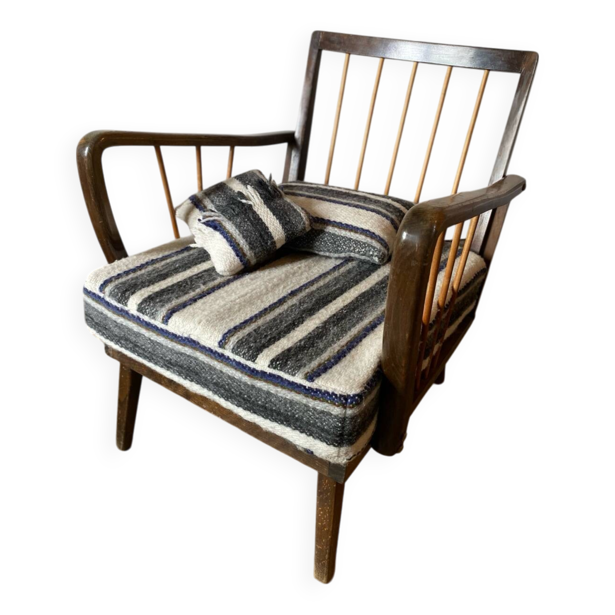 Restored vintage armchair