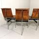 ICF De Padova T-chairs by Katavolos, Kelley and Littell, Italy 1950’s