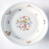 Flowered porcelain compotier