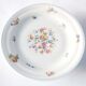 Flowered porcelain compotier