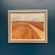 Original Swedish Oil on Canvas - "Rustic Landscape" by Nils Essen - Signed - Vintage and Framed - 42 × 50 cm (16.5" × 19.7")